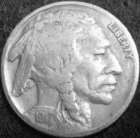 Indian Head/Buffalo Nickel - Obverse View