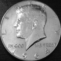 1964 Kennedy Silver Half Dollar.